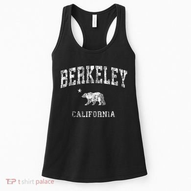 Berkeley California Ca Vintage Distressed Women's Tank Top