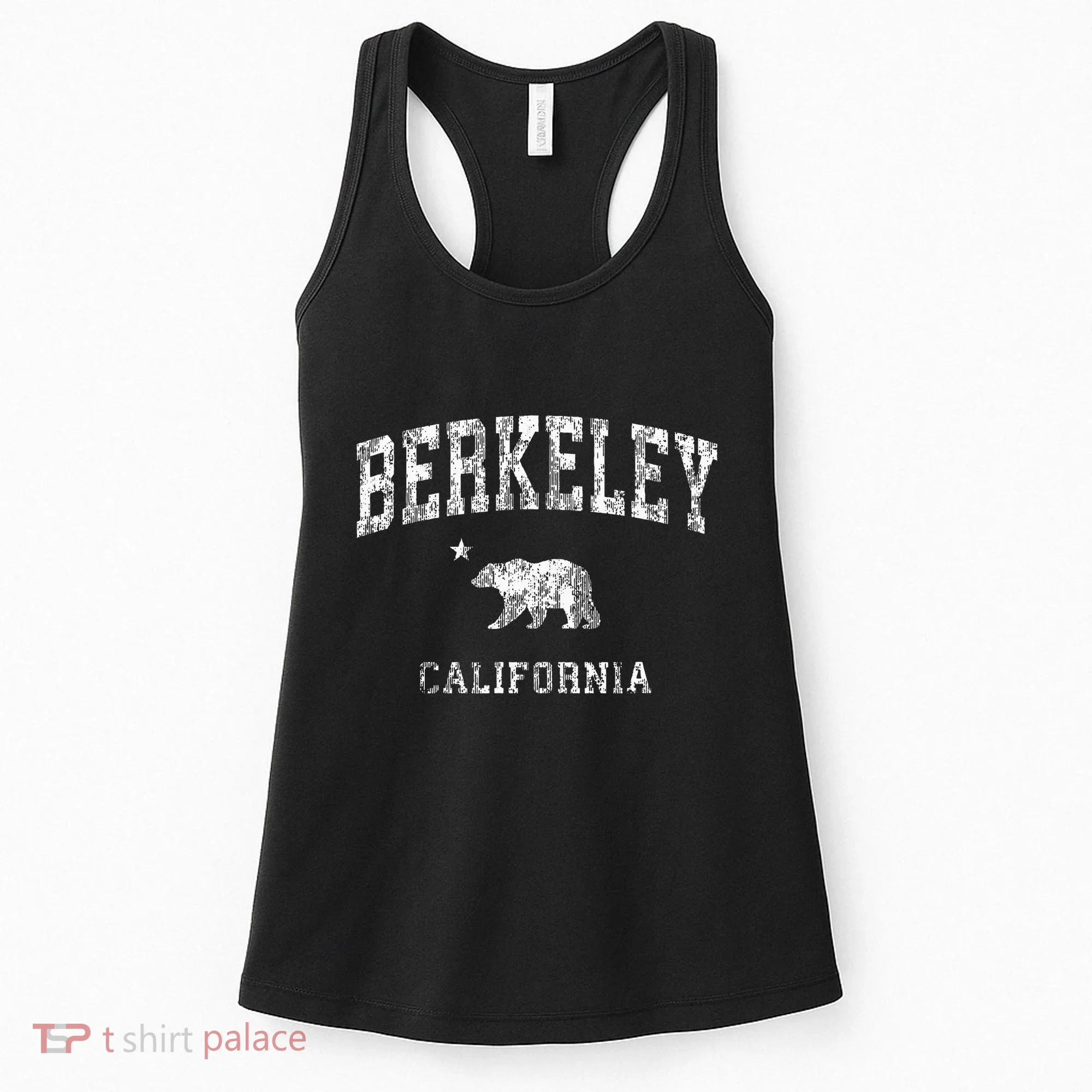 Berkeley California Ca Vintage Distressed Women's Tank Top