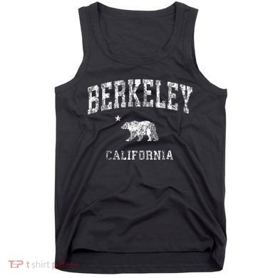 Berkeley California Ca Vintage Distressed Tank Top