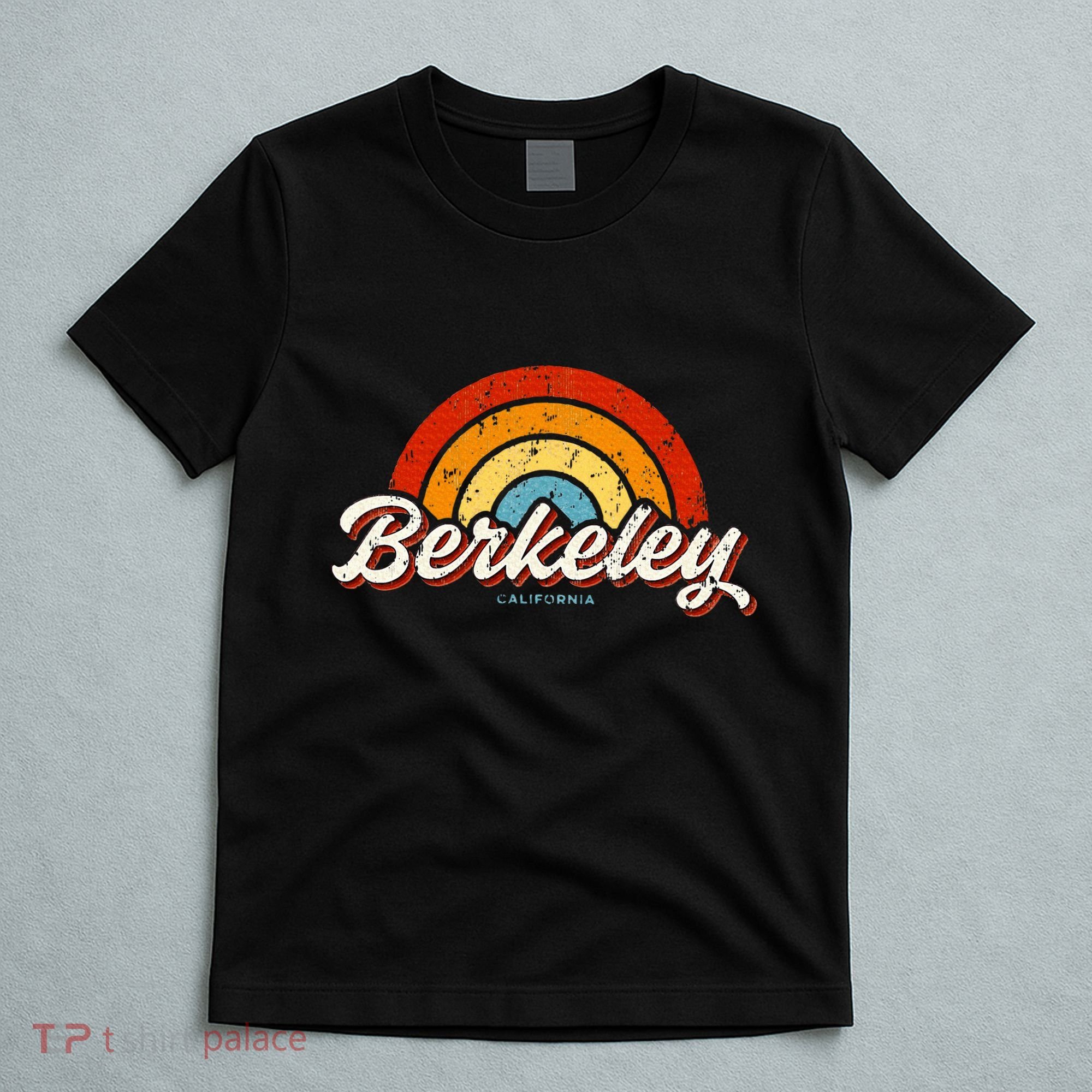 Berkeley California Ca Vintage Rainbow Retro 70s T-Shirt
