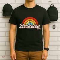 Berkeley California Ca Vintage Rainbow Retro 70s T-Shirt thumb 6