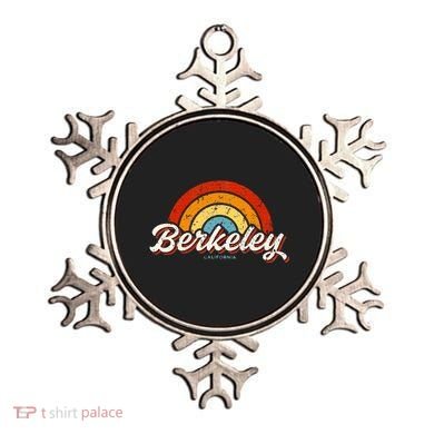 Berkeley California Ca Vintage Rainbow Retro 70s Ornament