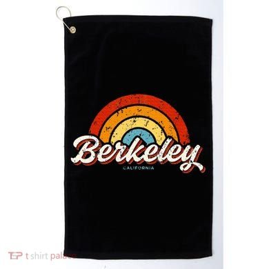 Berkeley California Ca Vintage Rainbow Retro 70s Golf Towel