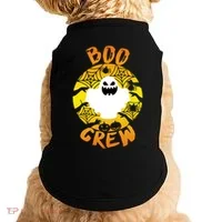 Boo Crew Cute Halloween Ghost Doggie Tank thumb 0
