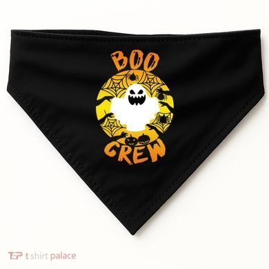 Boo Crew Cute Halloween Ghost USA-Made Doggie Bandana