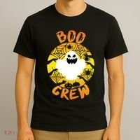 Boo Crew Cute Halloween Ghost T-Shirt thumb 3