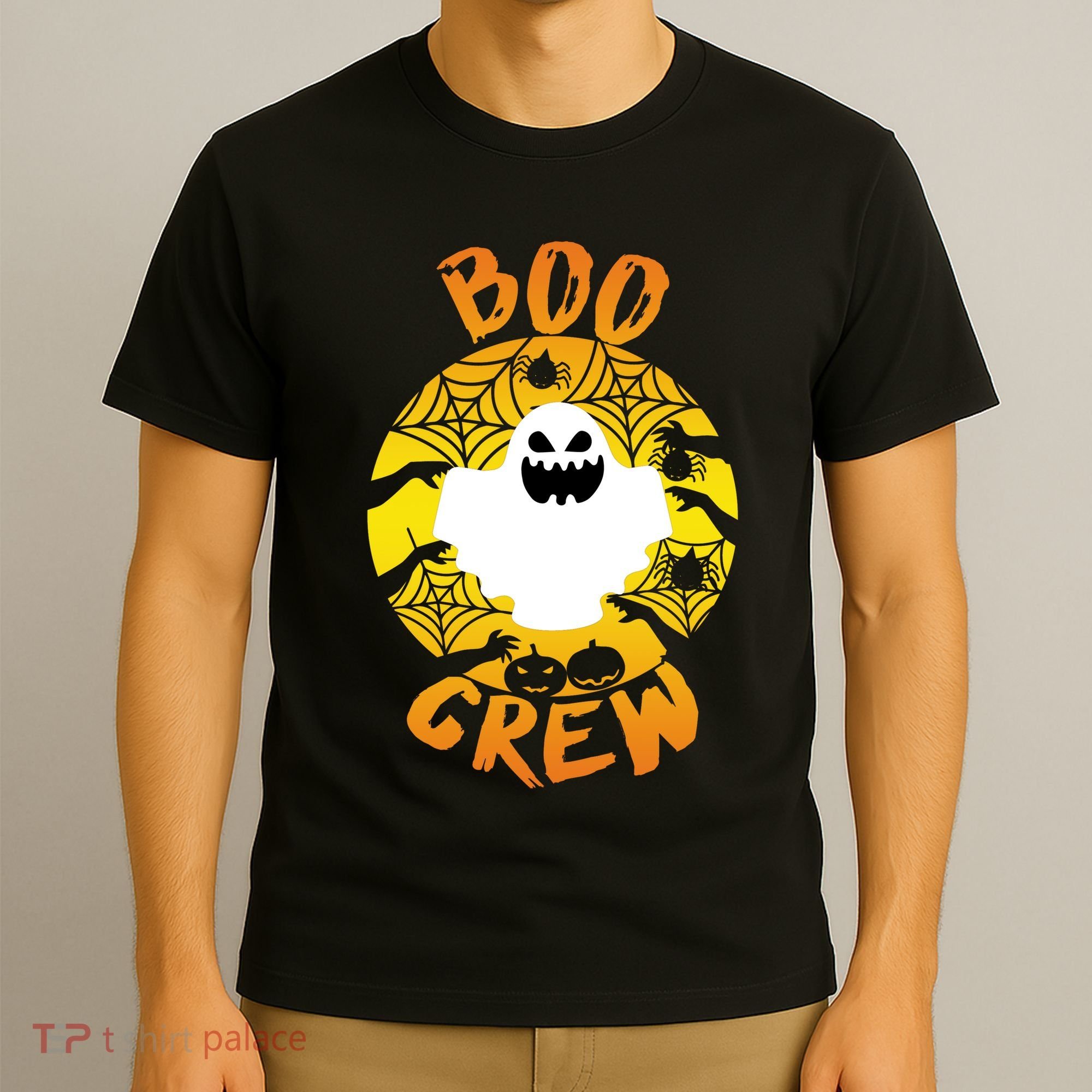 Boo Crew Cute Halloween Ghost T-Shirt