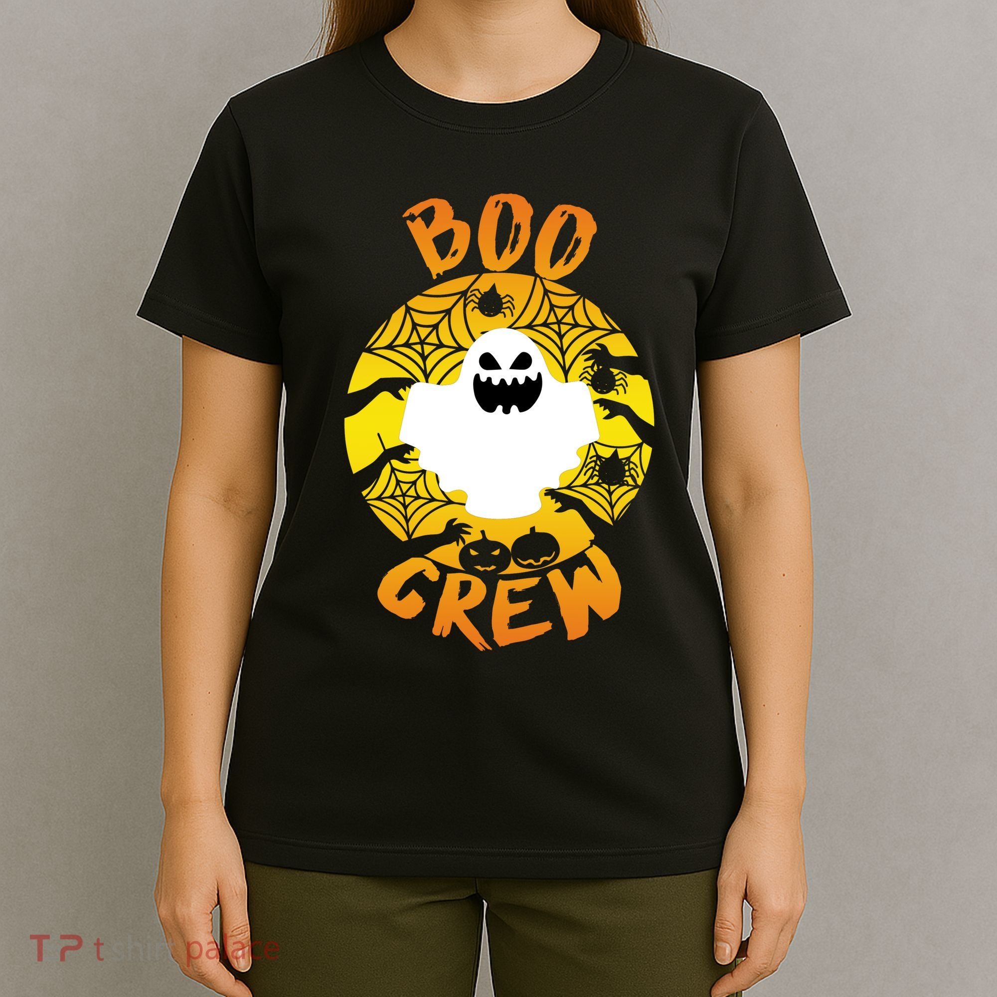 Boo Crew Cute Halloween Ghost T-Shirt