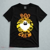 Boo Crew Cute Halloween Ghost T-Shirt thumb 5