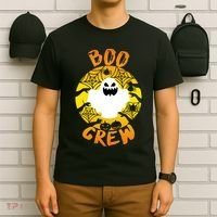 Boo Crew Cute Halloween Ghost T-Shirt thumb 6