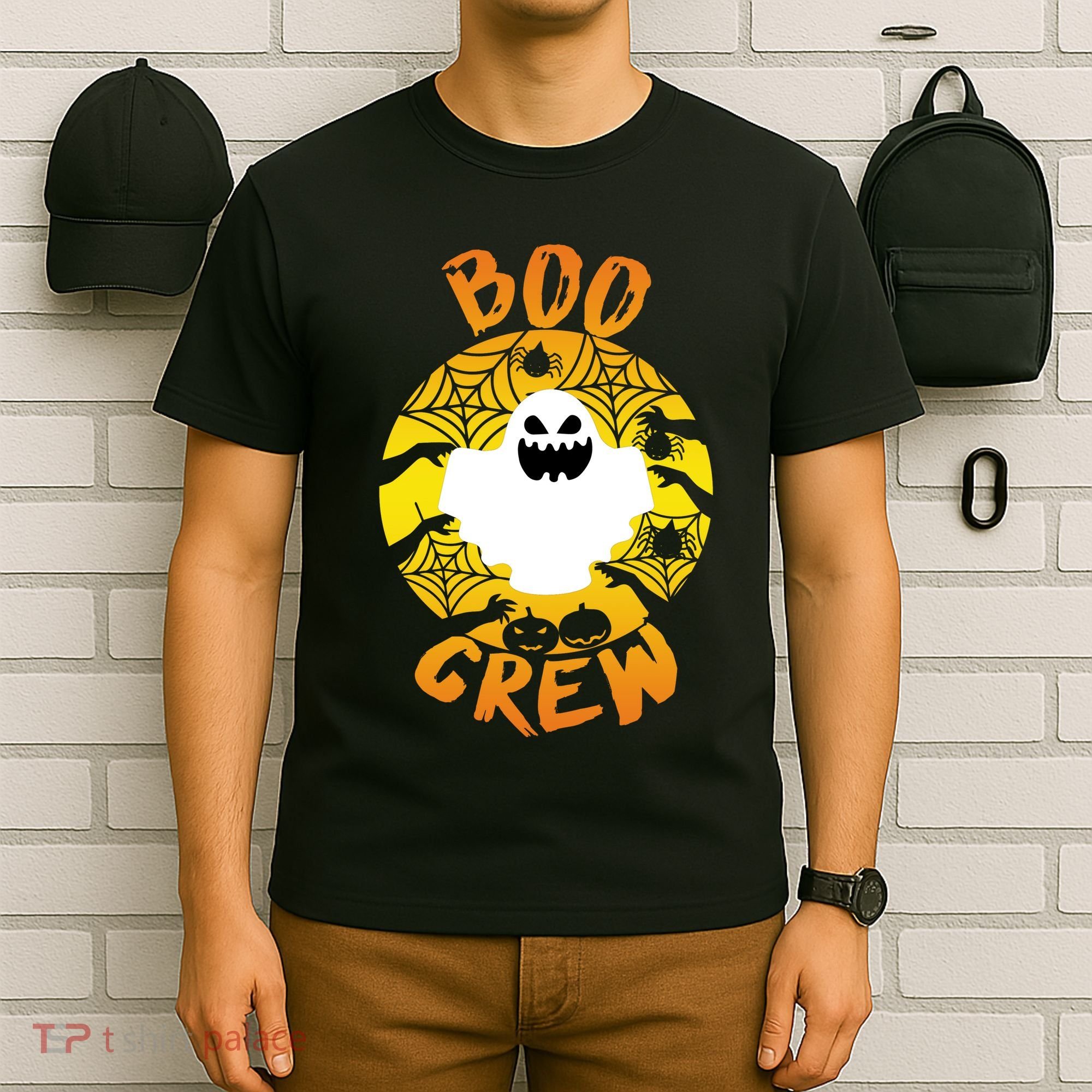 Boo Crew Cute Halloween Ghost T-Shirt