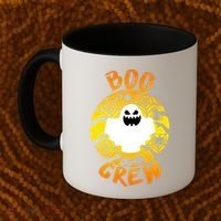 Boo Crew Cute Halloween Ghost Coffee Mug thumb 2