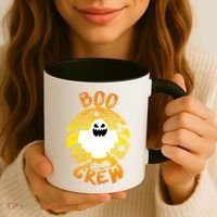 Boo Crew Cute Halloween Ghost Coffee Mug thumb 3