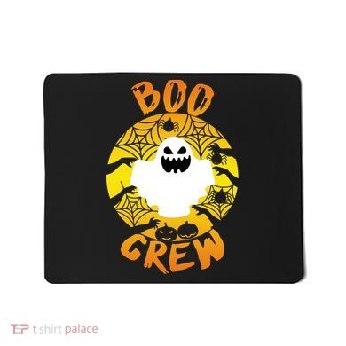 Boo Crew Cute Halloween Ghost Mousepad