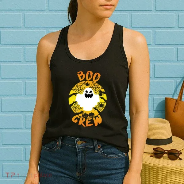Boo Crew Cute Halloween Ghost Women's Tank Top