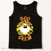 Boo Crew Cute Halloween Ghost Tank Top thumb 2