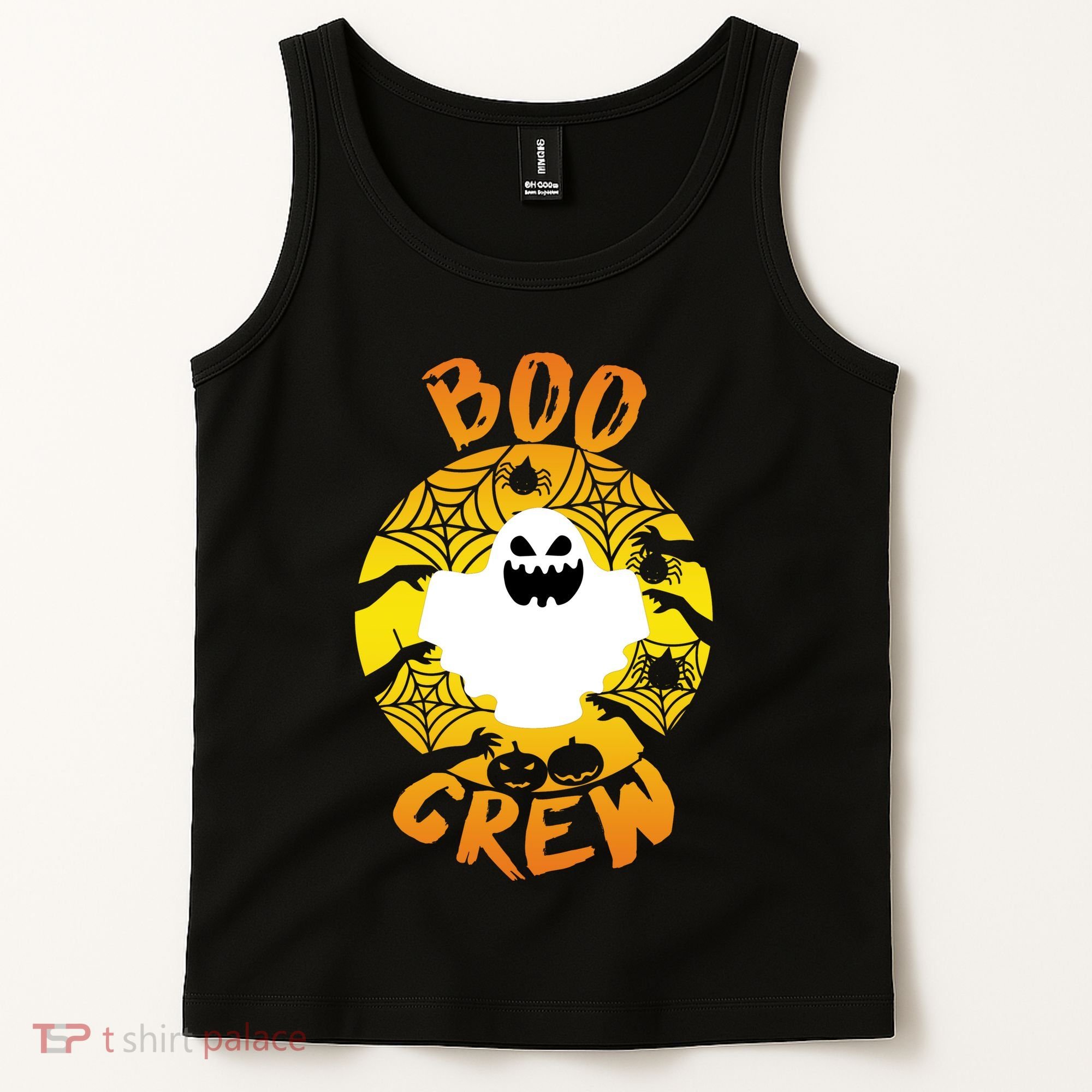 Boo Crew Cute Halloween Ghost Tank Top