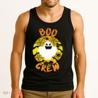 Boo Crew Cute Halloween Ghost Tank Top thumb 3
