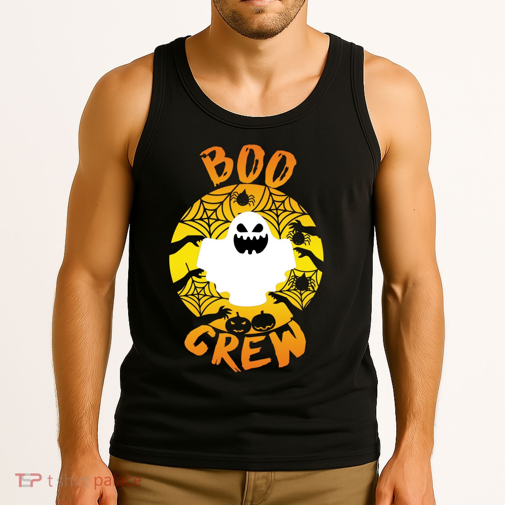 Boo Crew Cute Halloween Ghost Tank Top