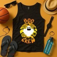 Boo Crew Cute Halloween Ghost Tank Top thumb 4