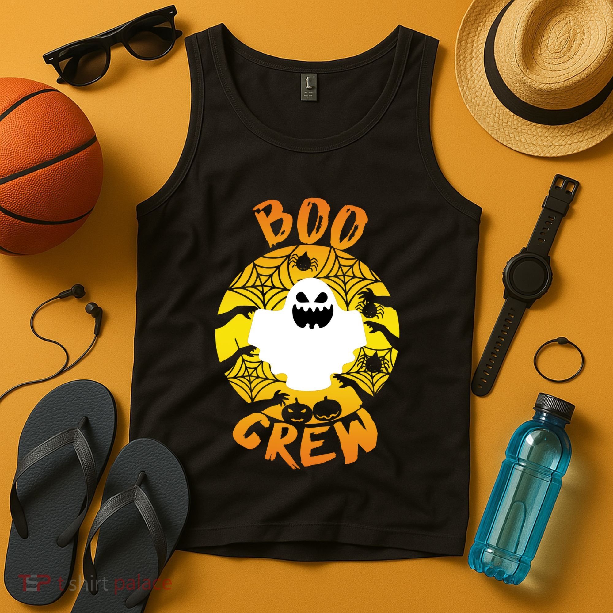 Boo Crew Cute Halloween Ghost Tank Top