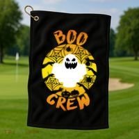 Boo Crew Cute Halloween Ghost Golf Towel thumb 1