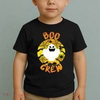 Boo Crew Cute Halloween Ghost Toddler T-Shirt thumb 2