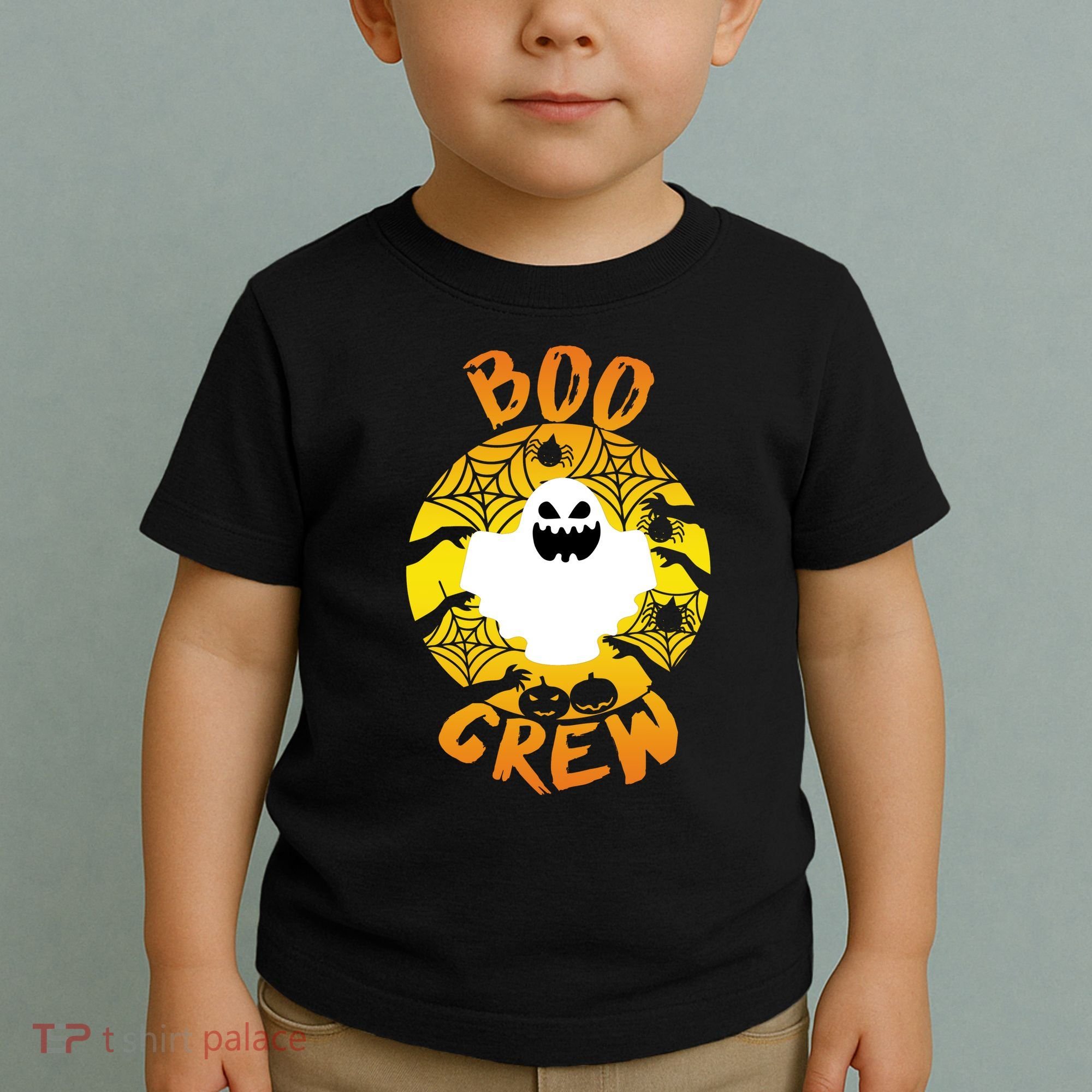 Boo Crew Cute Halloween Ghost Toddler T-Shirt