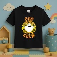 Boo Crew Cute Halloween Ghost Toddler T-Shirt thumb 3
