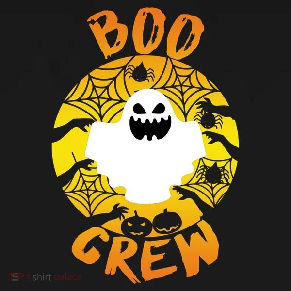Boo Crew Cute Halloween Ghost Women's Long Sleeve Shirt
