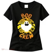Boo Crew Cute Halloween Ghost Women's T-Shirt thumb 0