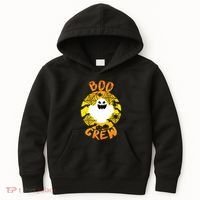 Boo Crew Cute Halloween Ghost Kids Hoodie thumb 0