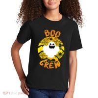 Boo Crew Cute Halloween Ghost Kids T-Shirt thumb 2