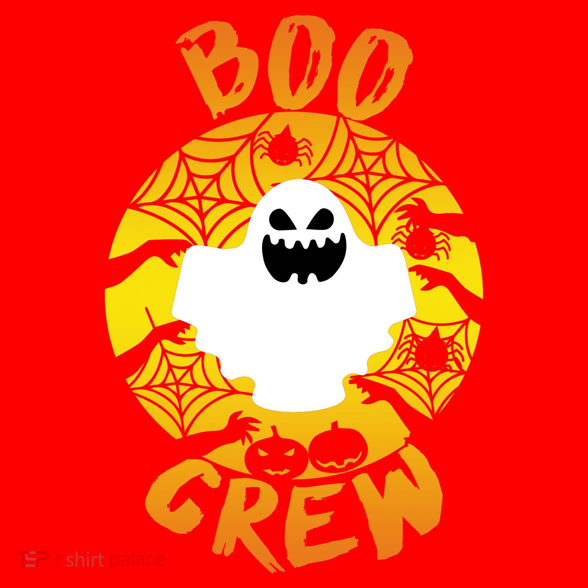 Boo Crew Cute Halloween Ghost Santa Hat