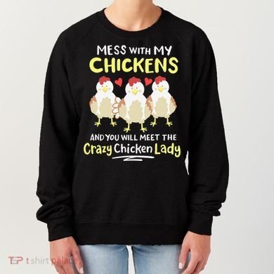 Backyard Crazy Chicken Lady Wo Farmer Women's Sweatshirt