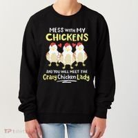 Backyard Crazy Chicken Lady Wo Farmer Women's Sweatshirt thumb 0
