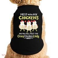 Backyard Crazy Chicken Lady Wo Farmer Doggie Tank thumb 0