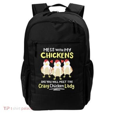 Backyard Crazy Chicken Lady Wo Farmer Backpack
