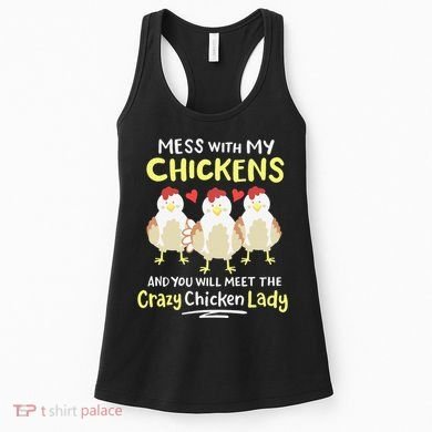 Backyard Crazy Chicken Lady Wo Farmer Women's Tank Top