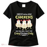 Backyard Crazy Chicken Lady Wo Farmer Women's T-Shirt thumb 0