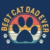 Best Cat Dad Ever Retro Sunset Tank Top thumb 6