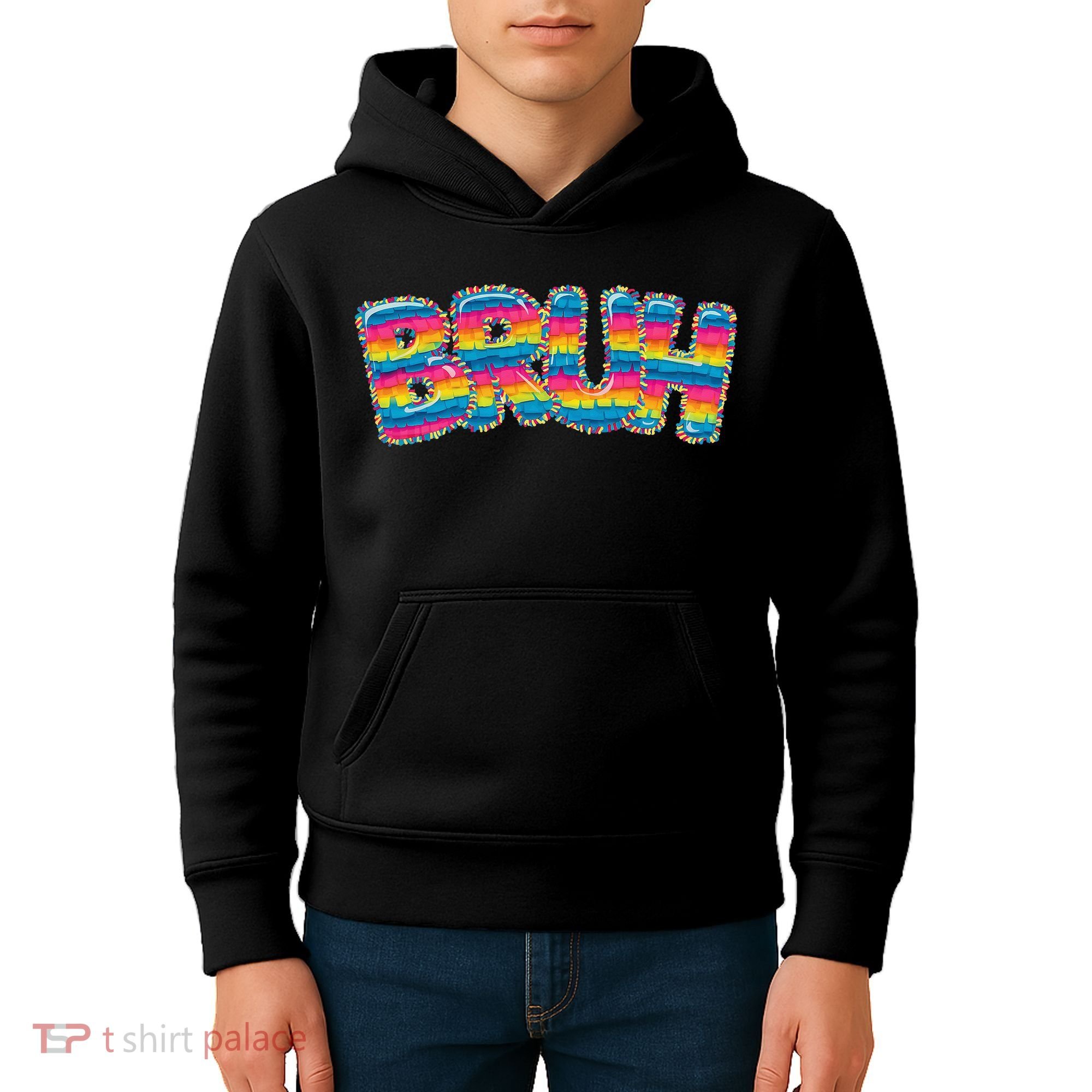 BRUH Cinco De Mayo Pinata Lets Fiesta Mexican Party Kids Hoodie