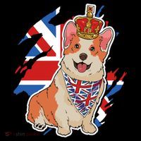 British Corgi Dog Crown Union Jack Queens Platinum Jubilee Great Gift Coffee Mug thumb 5
