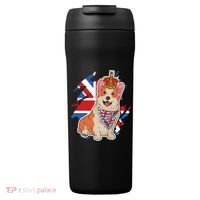 British Corgi Dog Crown Union Jack Queens Platinum Jubilee Great Gift 24oz Duet Stainless Steel Tumbler thumb 0