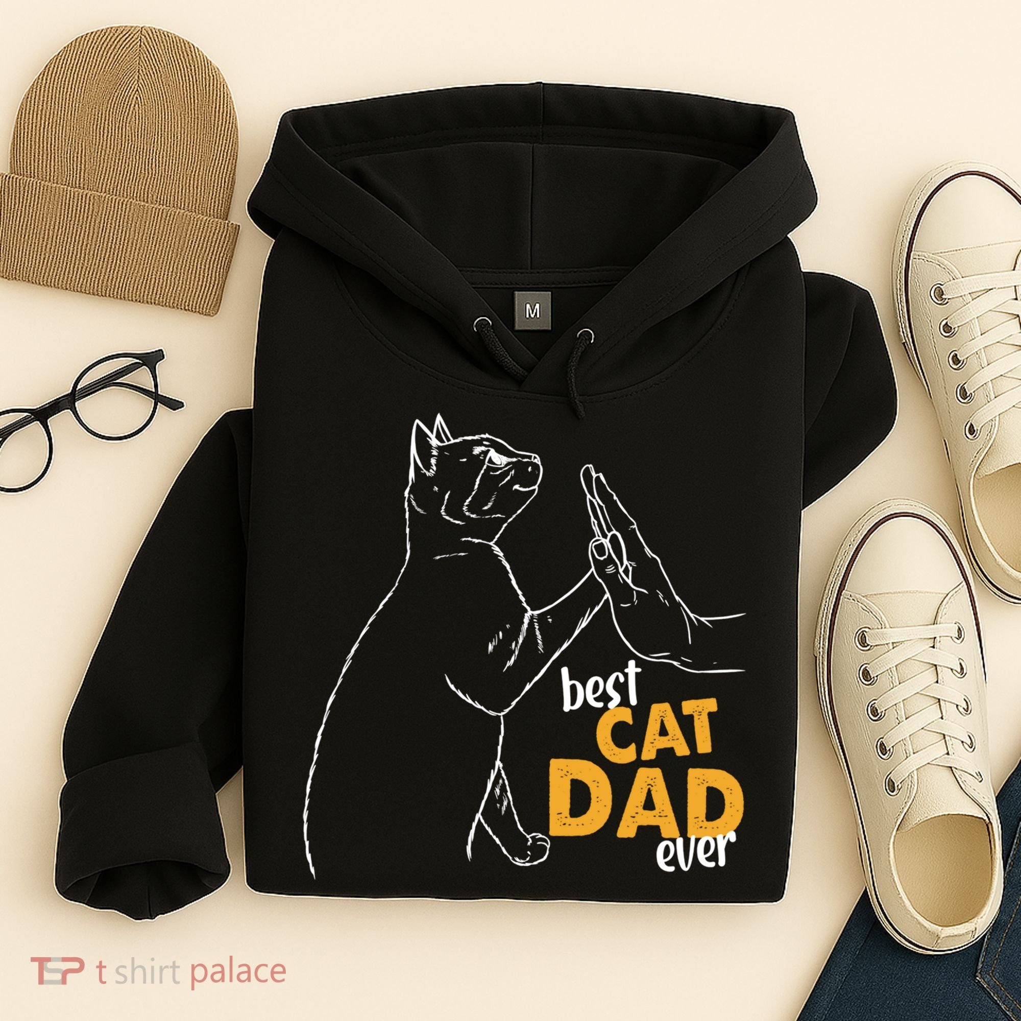 Best Cat Dad Ever Cat Daddy Father Cat Lovers Cat Dad Cute Gift Hoodie