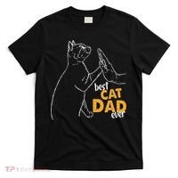 Best Cat Dad Ever Cat Daddy Father Cat Lovers Cat Dad Cute Gift T-Shirt thumb 0