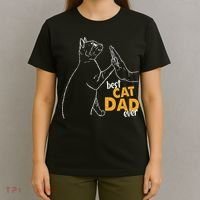 Best Cat Dad Ever Cat Daddy Father Cat Lovers Cat Dad Cute Gift T-Shirt thumb 4