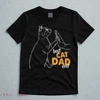 Best Cat Dad Ever Cat Daddy Father Cat Lovers Cat Dad Cute Gift T-Shirt thumb 5