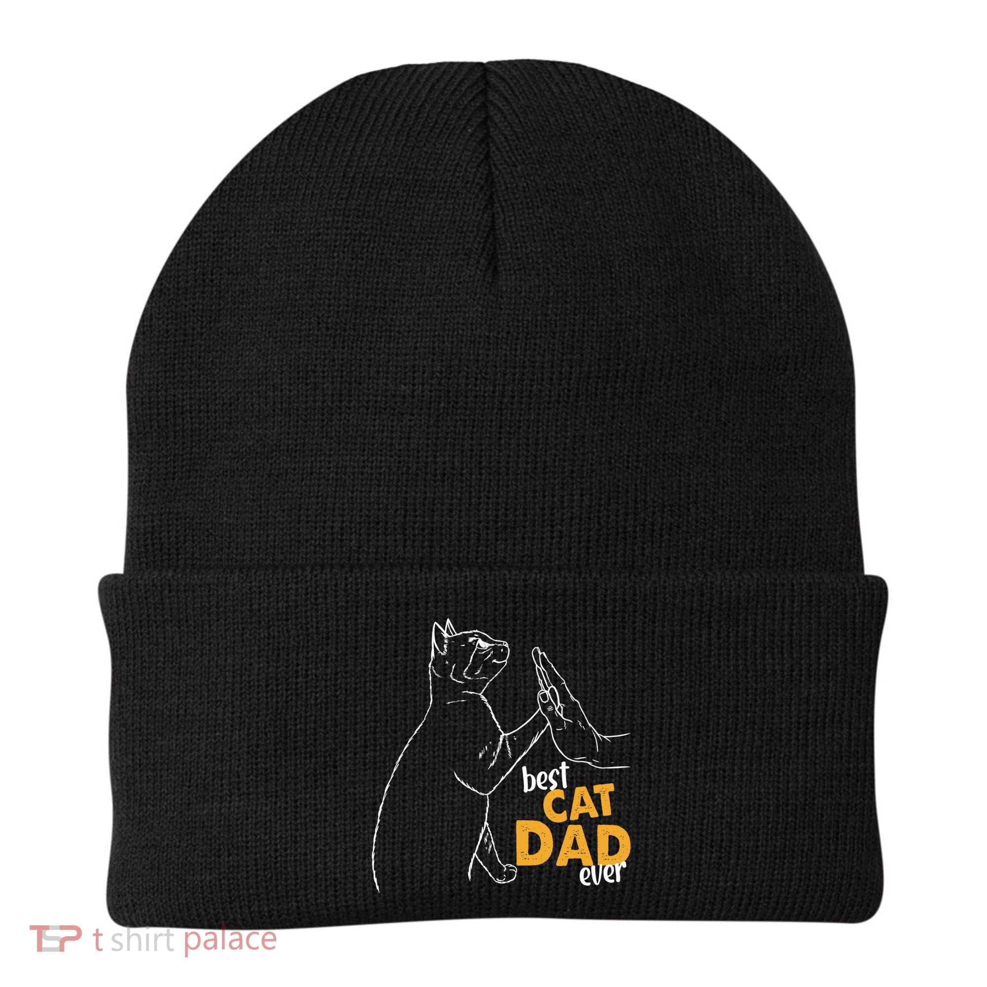 Best Cat Dad Ever Cat Daddy Father Cat Lovers Cat Dad Cute Gift Beanie