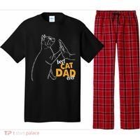 Best Cat Dad Ever Cat Daddy Father Cat Lovers Cat Dad Cute Gift Pajama Set thumb 0